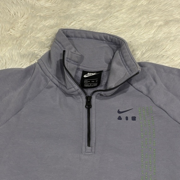 Nike Women's Air Formula 1/4 Zip Sweatshirt lavender purple Size XS - Picture 3 of 13